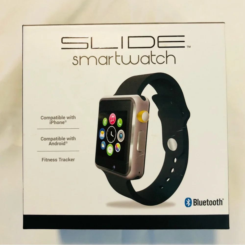 SLIDE Smartwatch, Black, Model SW300-BK